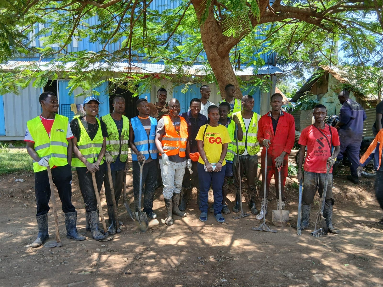 Before: Maintaining a greener and clean environment.
