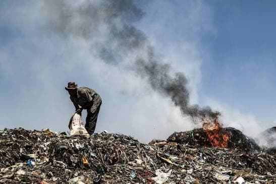 Before: "Ending Open Waste Burning in Eldoret Through Community Recycling and Sustainable Waste Management"