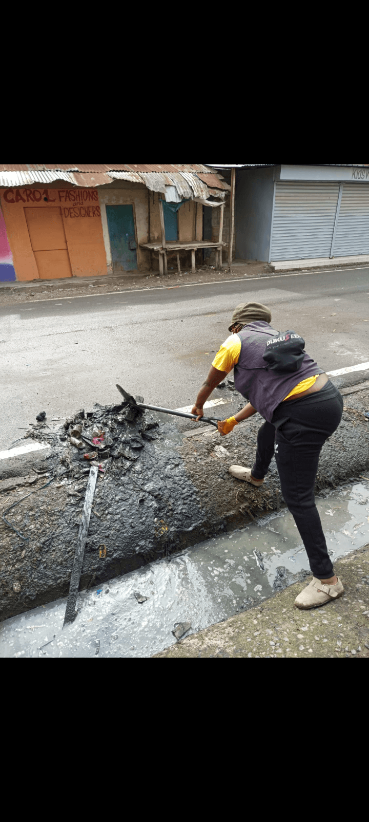 Before: Embakasi West,Umoja 2 Community Drainage Restoration and Clean Environment Initiative